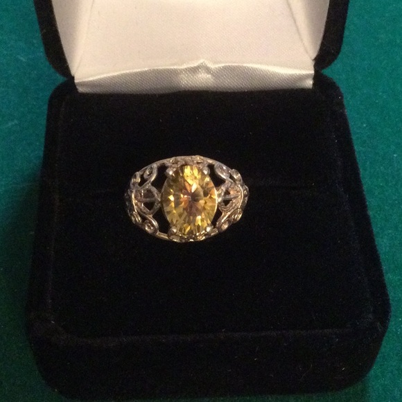 Genuine Golden Citrine Ring - Picture 6 of 15
